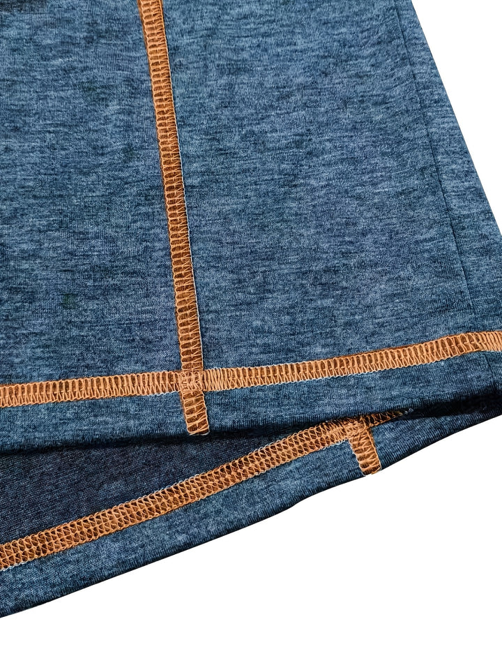 Curtis | Contrast-Trim Henley