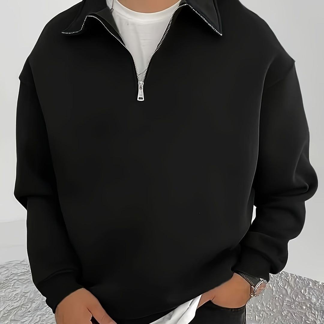 Chester | Relaxed Half-Zip Sweatshirt
