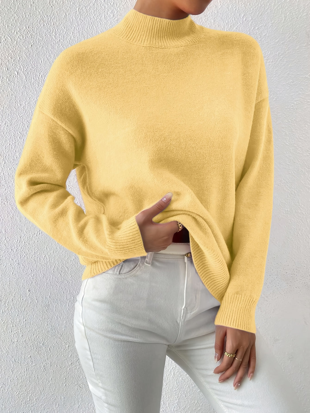 Juniper | Relaxed Mock Neck Sweater