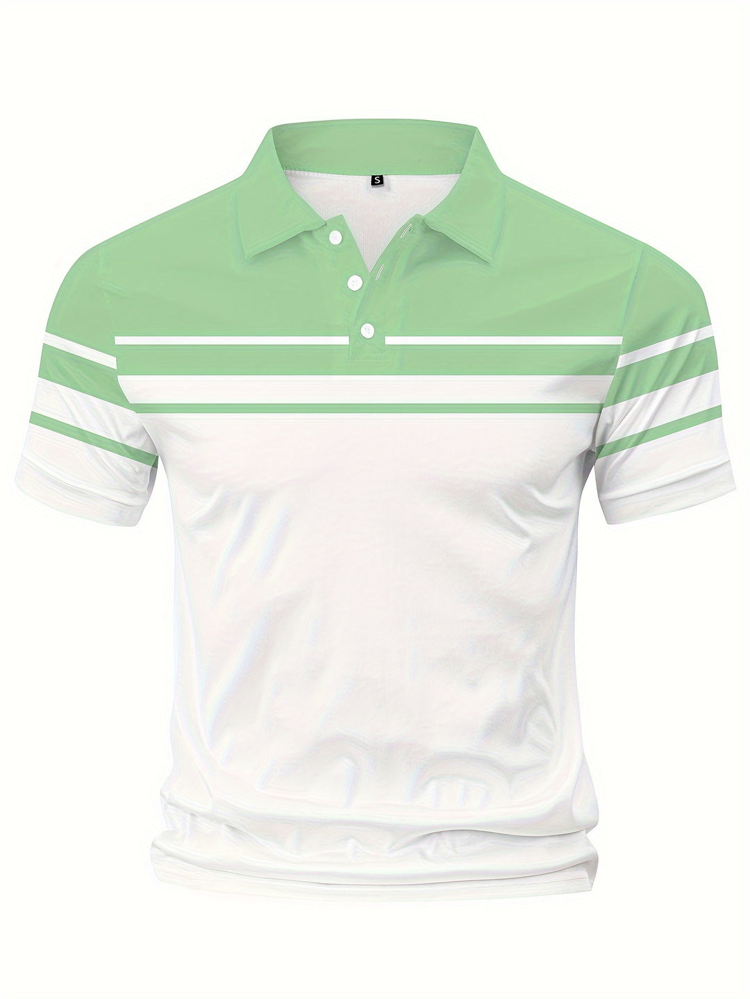 Crane | Men's Chest Stripe Short Sleeve Polo Shirt