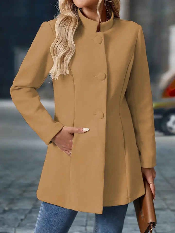 Philippa | Elegant Button-Front Coat