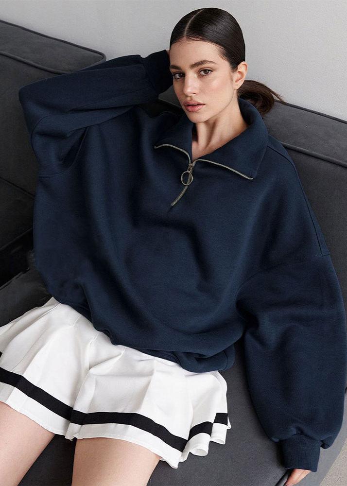 Rhea | Relaxed Half-Zip Sweater