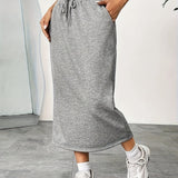 Roberta | Relaxed Drawstring Skirt