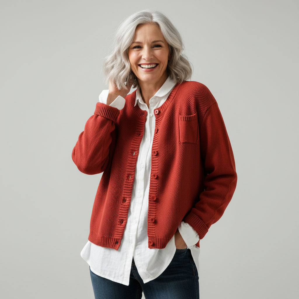 Isolde | Relaxed Button-Front Cardigan