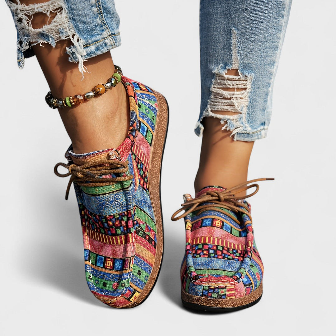 Louisa | Patterned Comfort Sneakers