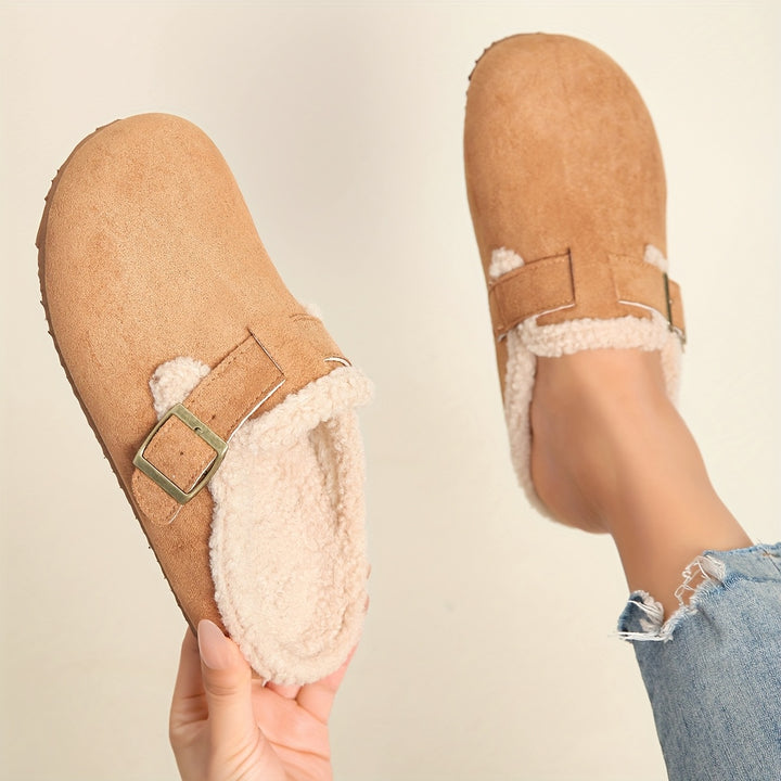 Lottie | Cozy Buckle Mules