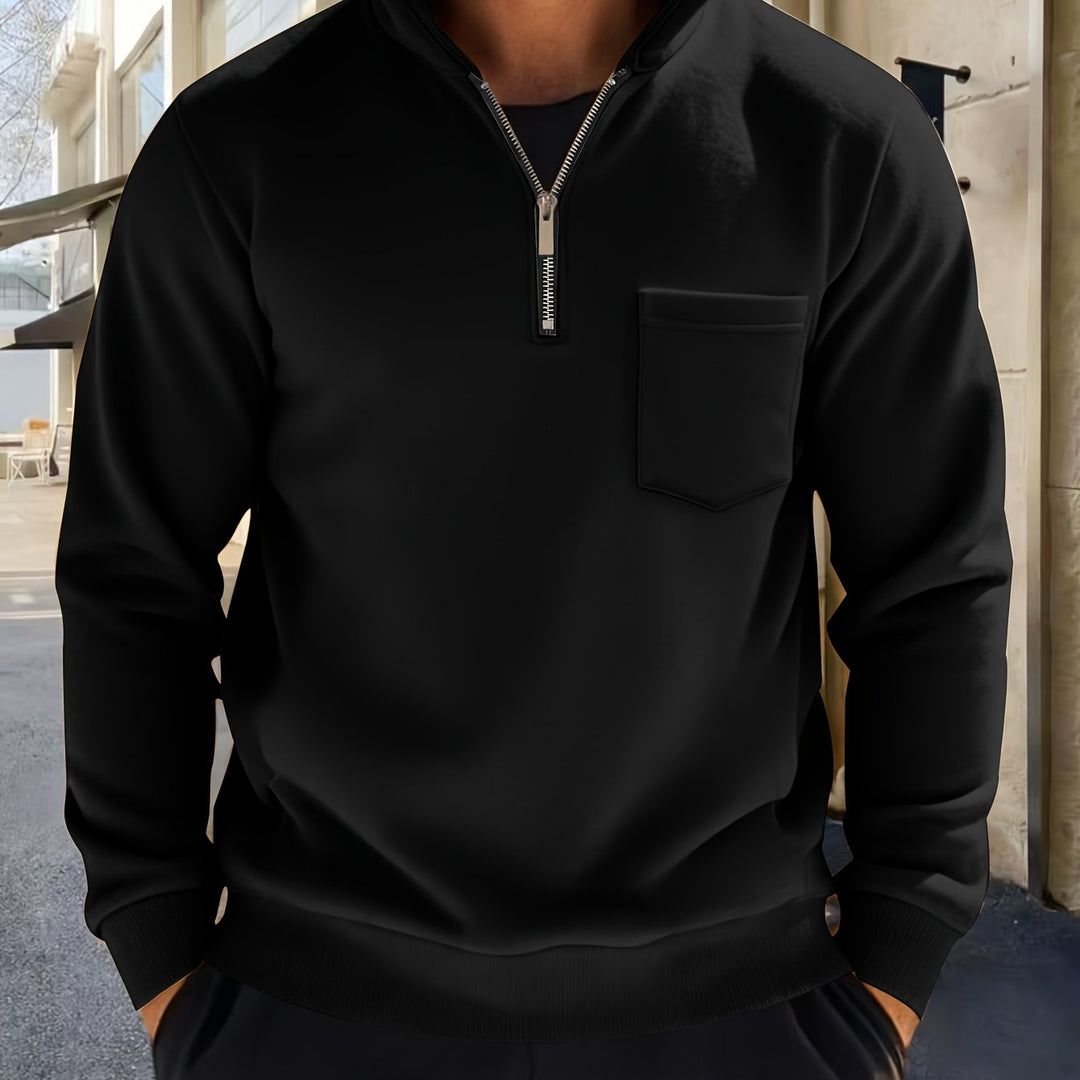 Vaughn | Half-Zip Collared Pullover