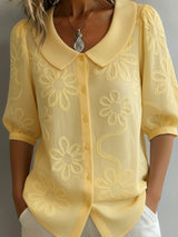 LORETTA | ELEGANT FLORAL LIGHTWEIGHT BLOUSE
