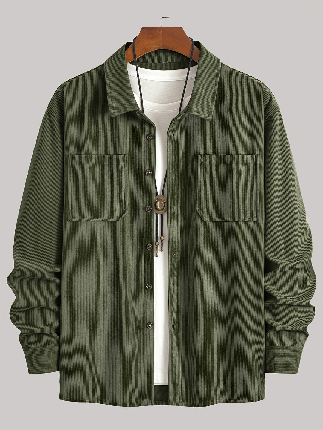 Bryce | Ribbed Textured Overshirt