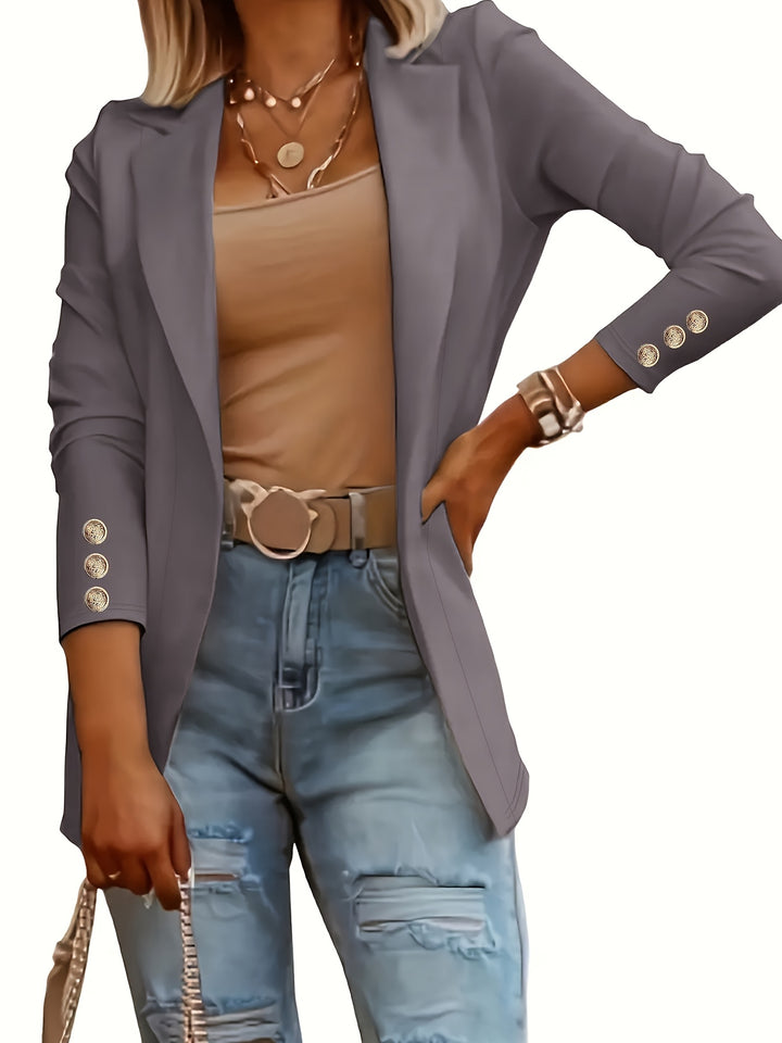Margaret | Tailored Open-Front Blazer