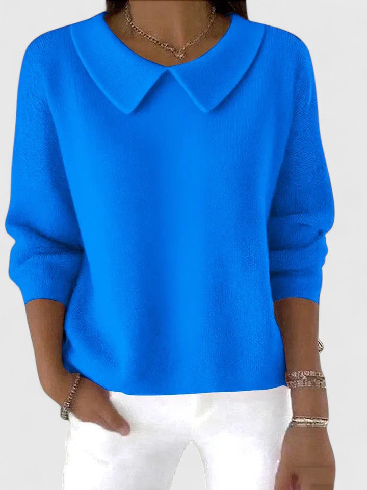Enid | Refined Collared Sweater