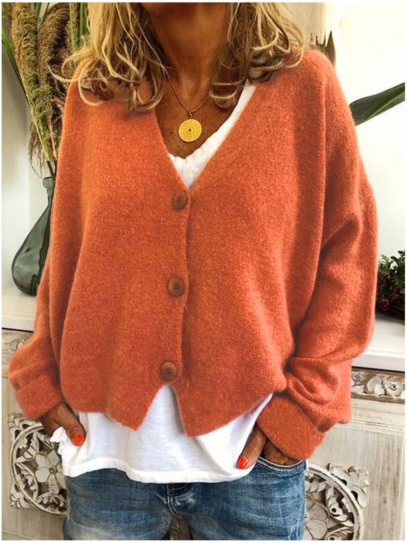 Linda | Relaxed Button-Front Cardigan