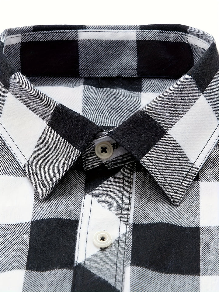 Emory | Rugged Check Button-Up Shirt