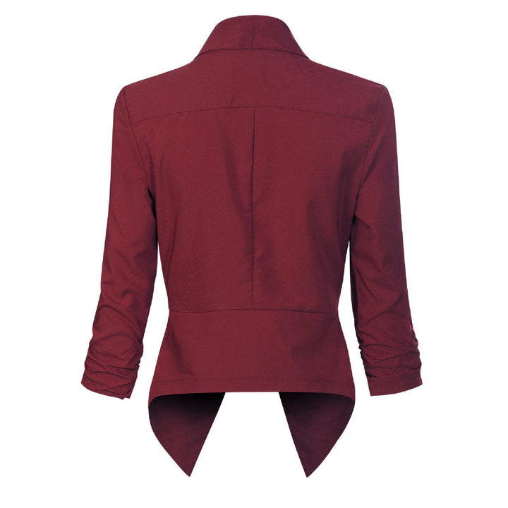 Ophelia | Open-Front Draped Blazer