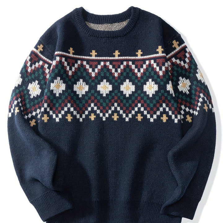 Callum | Heritage Patterned Sweater