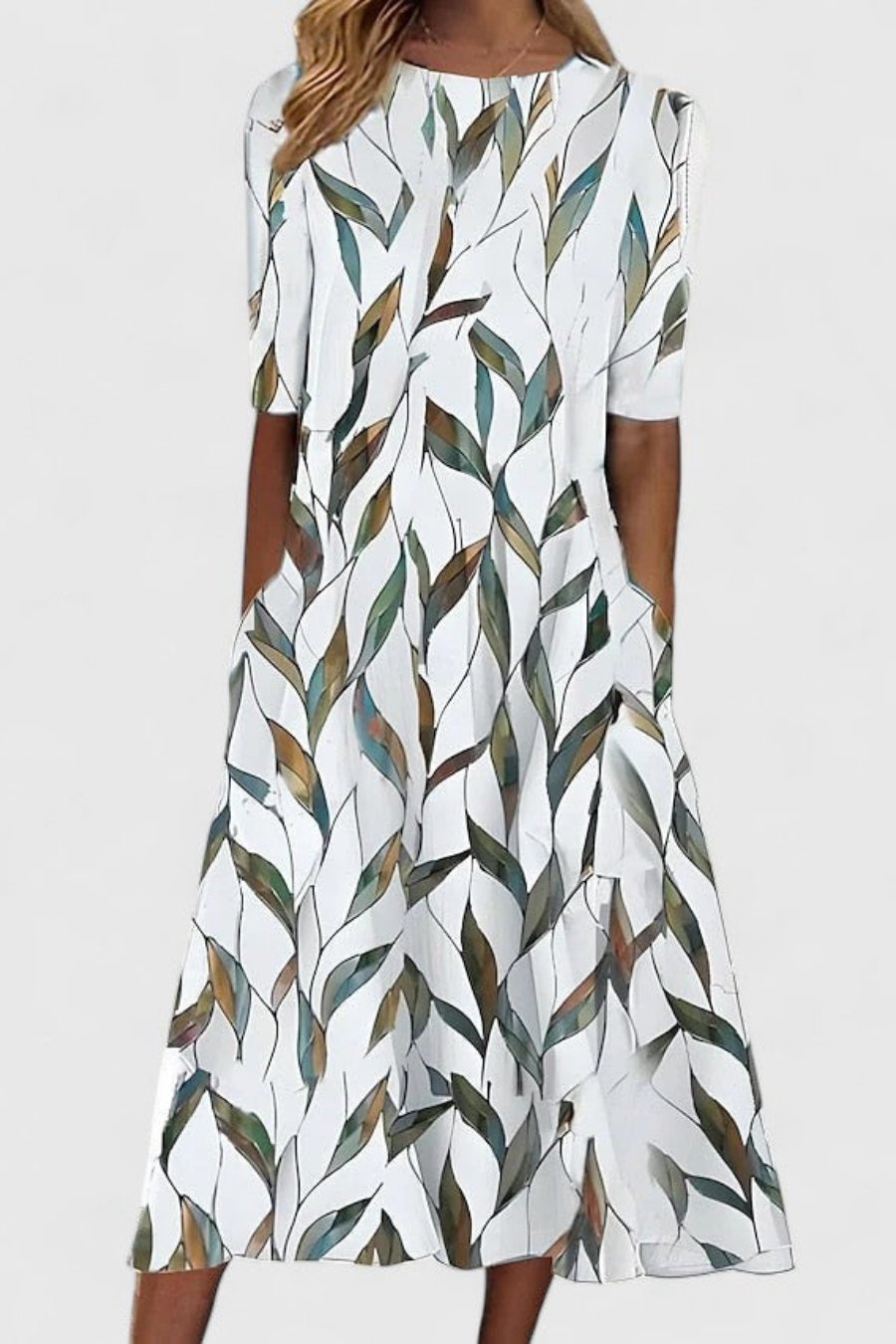 Mirabel | Graceful A-Line Midi Dress
