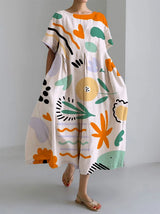 Calla | Artful Print Maxi Dress