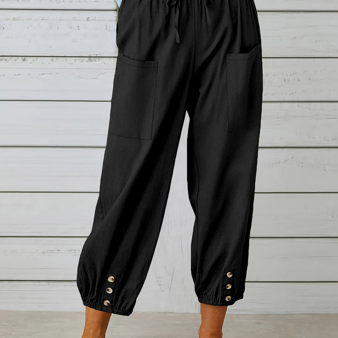 Lorraine | Relaxed Cropped Wide-Leg Pants