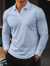 Duncan | Men's Long Sleeve Polo Shirt