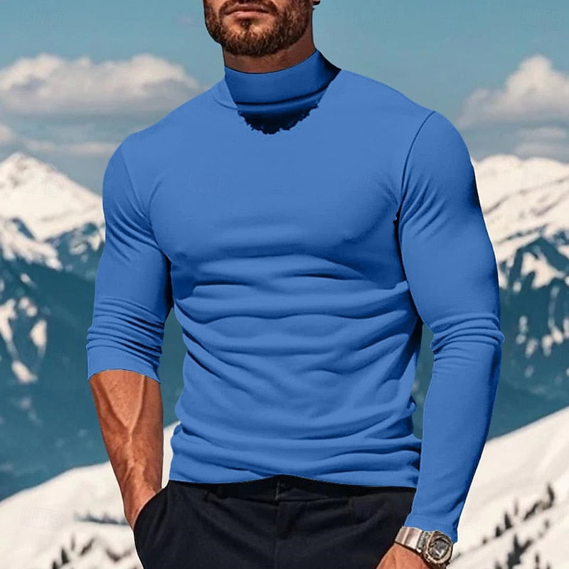 Garrett | Refined Mock Turtleneck Top
