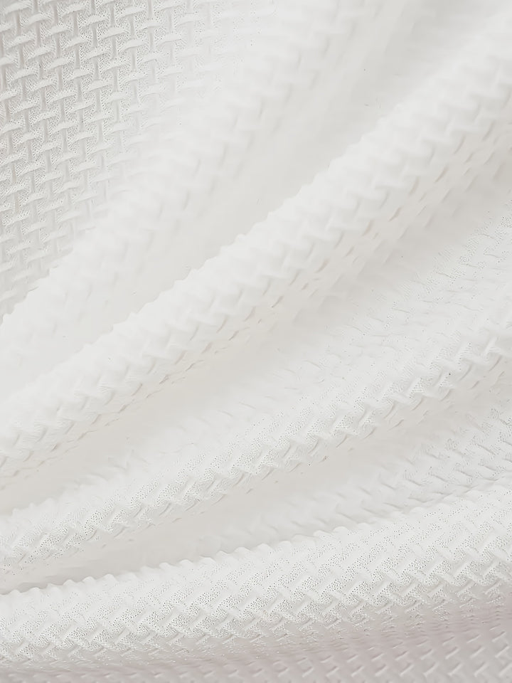 Sterling | Textured Round-Neck T-Shirt
