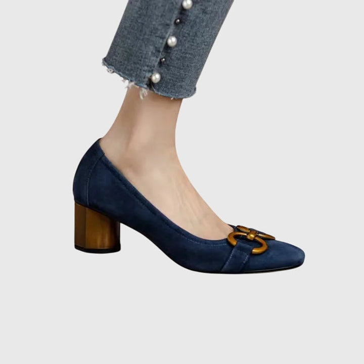 Estella | Refined Block-Heel Pumps