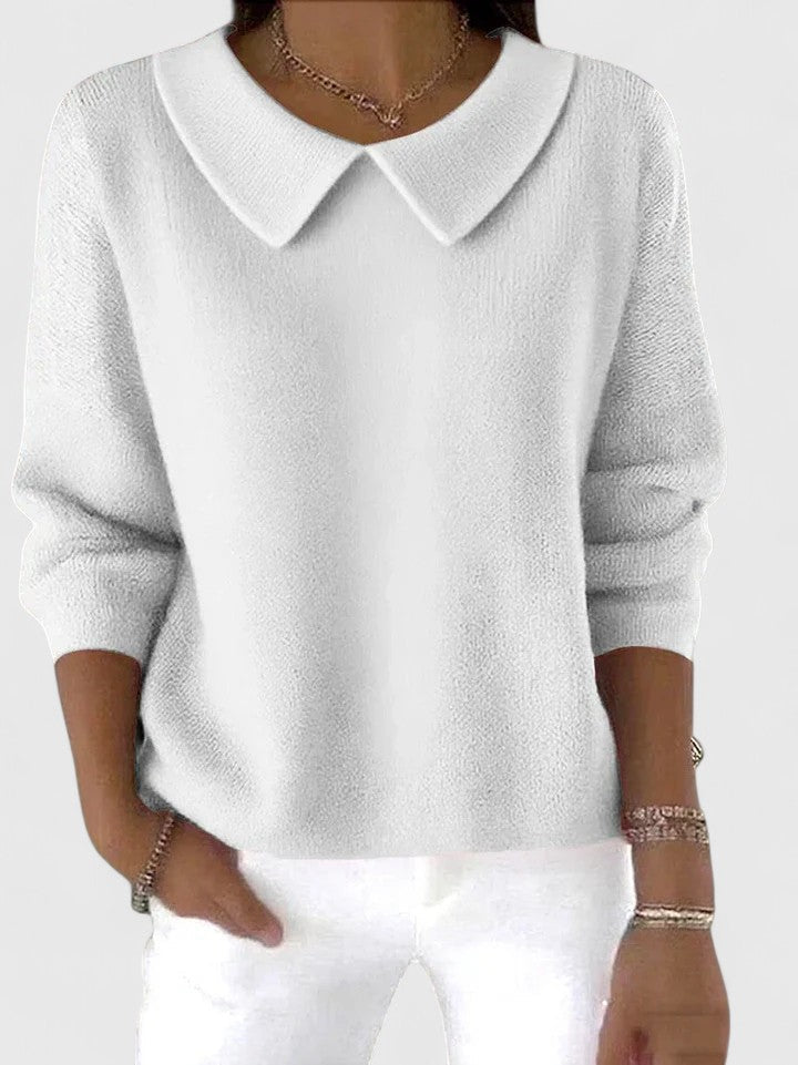 Bernadette | Refined Collared Sweater