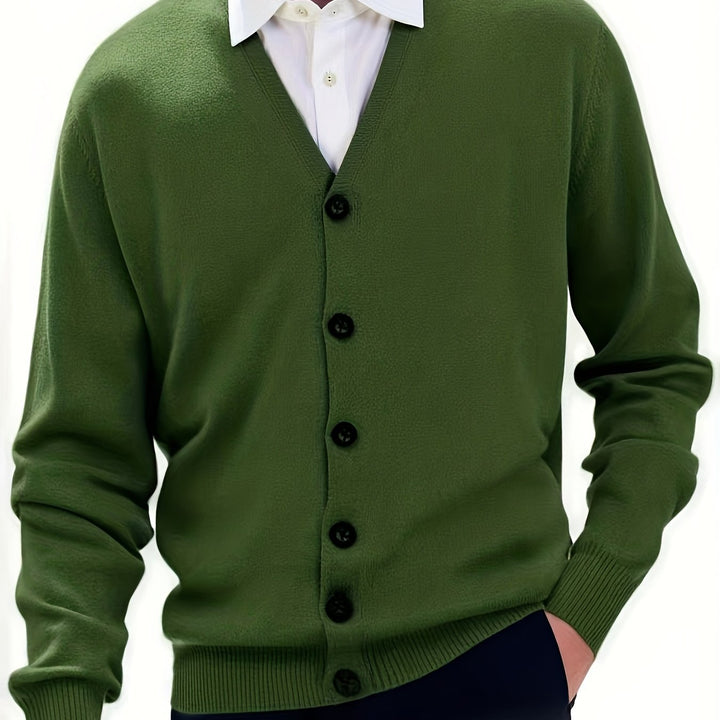 Theodore | Classic V-Neck Cardigan