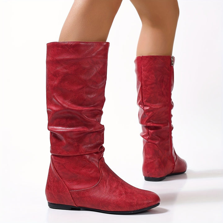 Rachel | Slouch Mid-Calf Boots