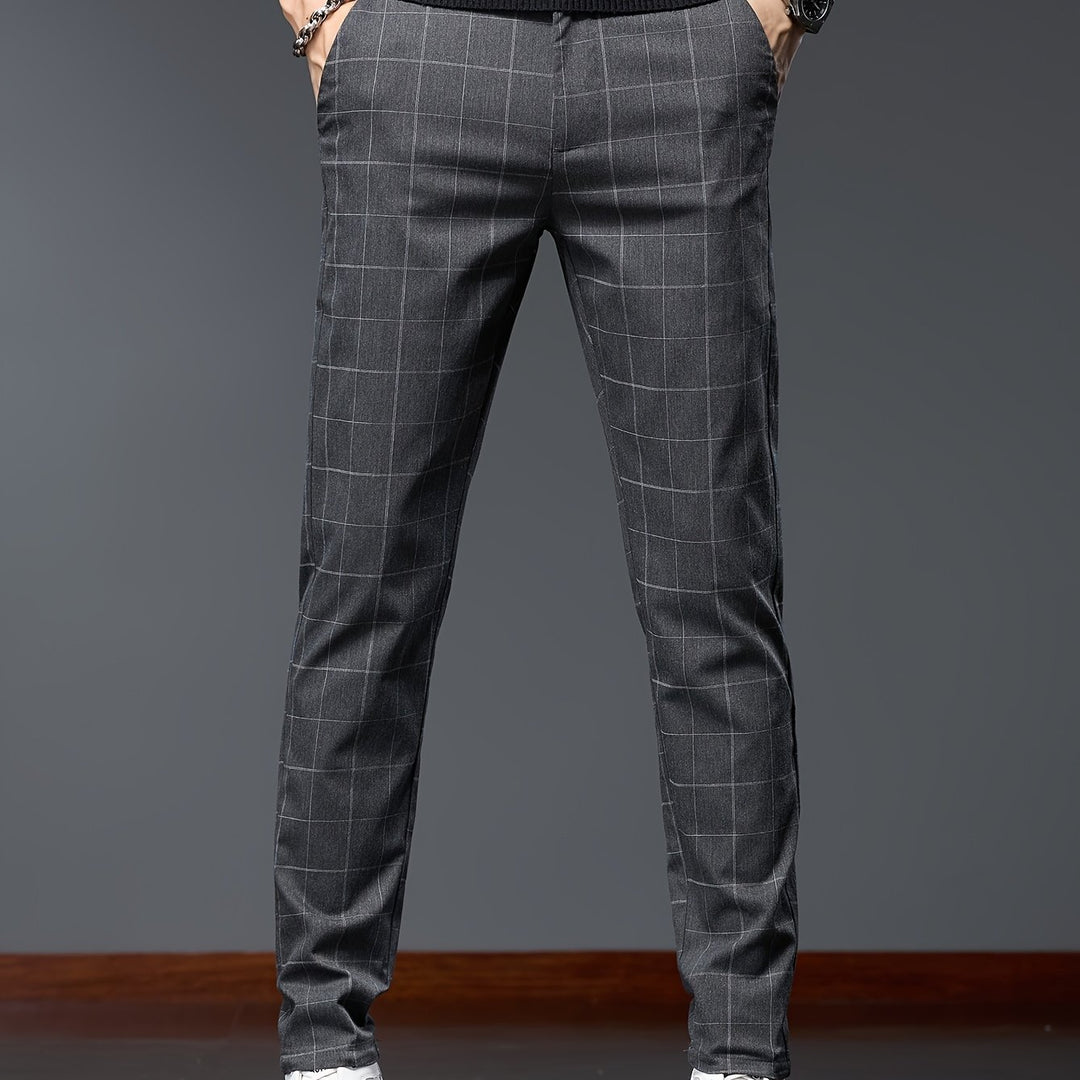 Hugh | Refined Checkered Trousers