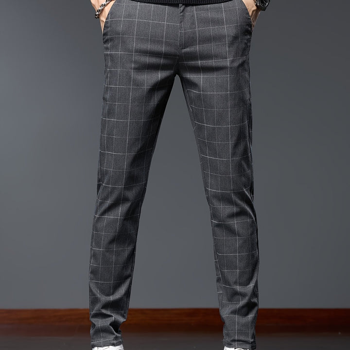 Hugh | Refined Checkered Trousers