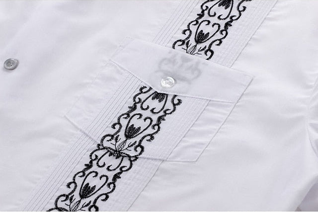 Mateo | Embroidered Short Sleeve Shirt