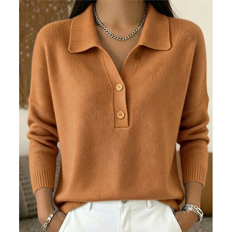 Linnea | Refined Collared Sweater