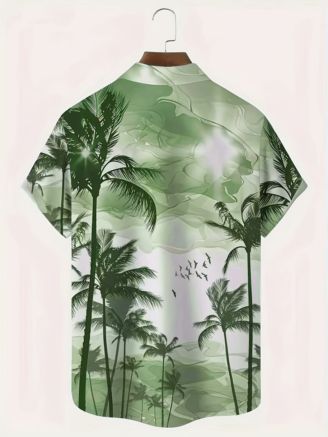 Huxley | Men's Beach Print Short Sleeve Shirt