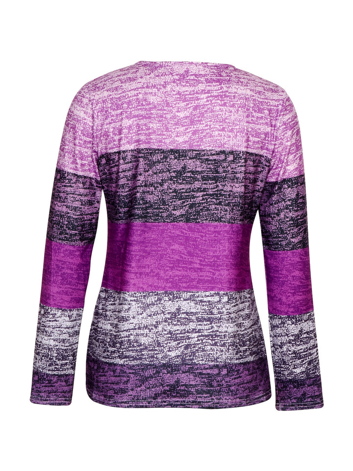 Mabel | Colorblock Quarter-Zip Top