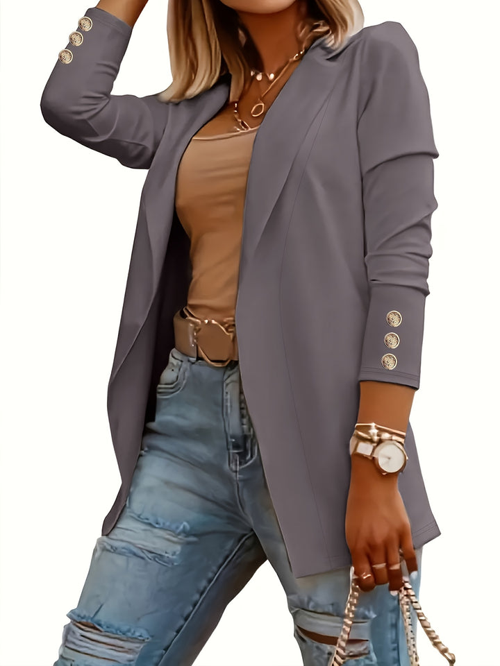 Margaret | Tailored Open-Front Blazer