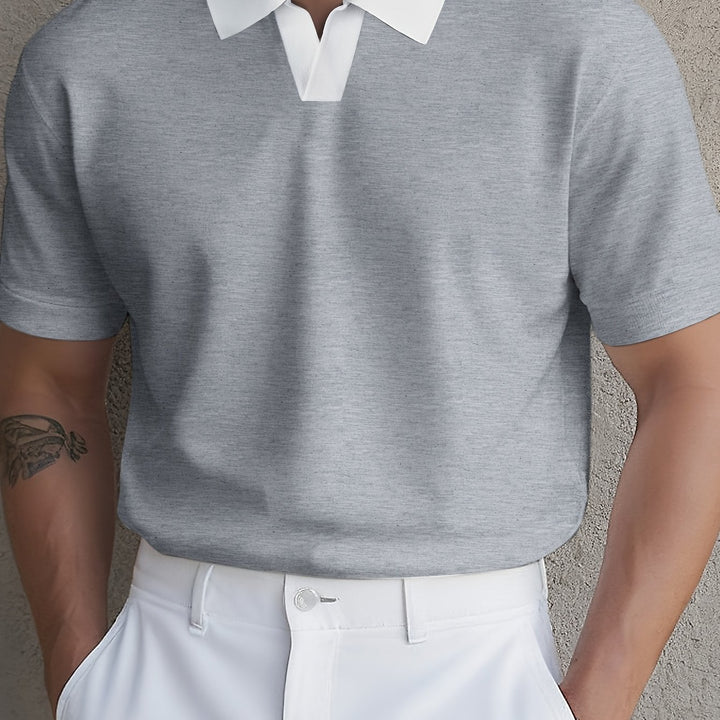 Ashton | Men's Loose Fit Knit Polo