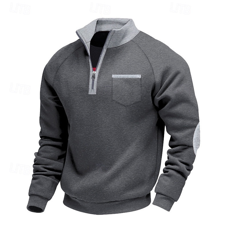 Baxter | Quarter-Zip Stand-Collar Pullover