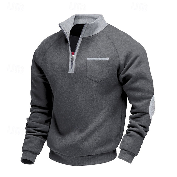 Baxter | Quarter-Zip Stand-Collar Pullover