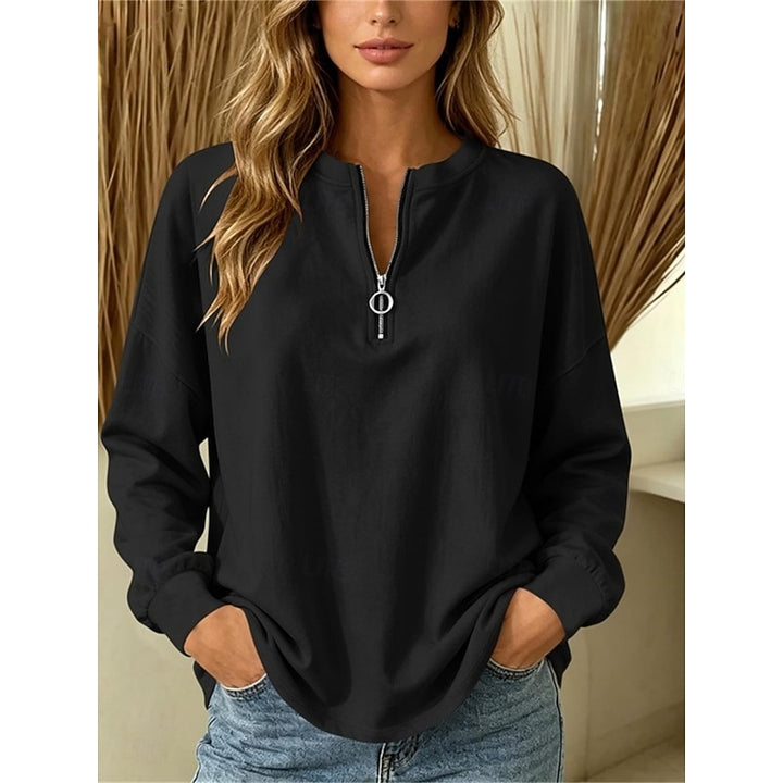 Leona | Relaxed Quarter-Zip Top