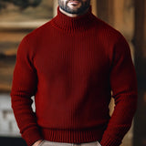 Gerald | Christmas Ribbed Turtleneck Sweater