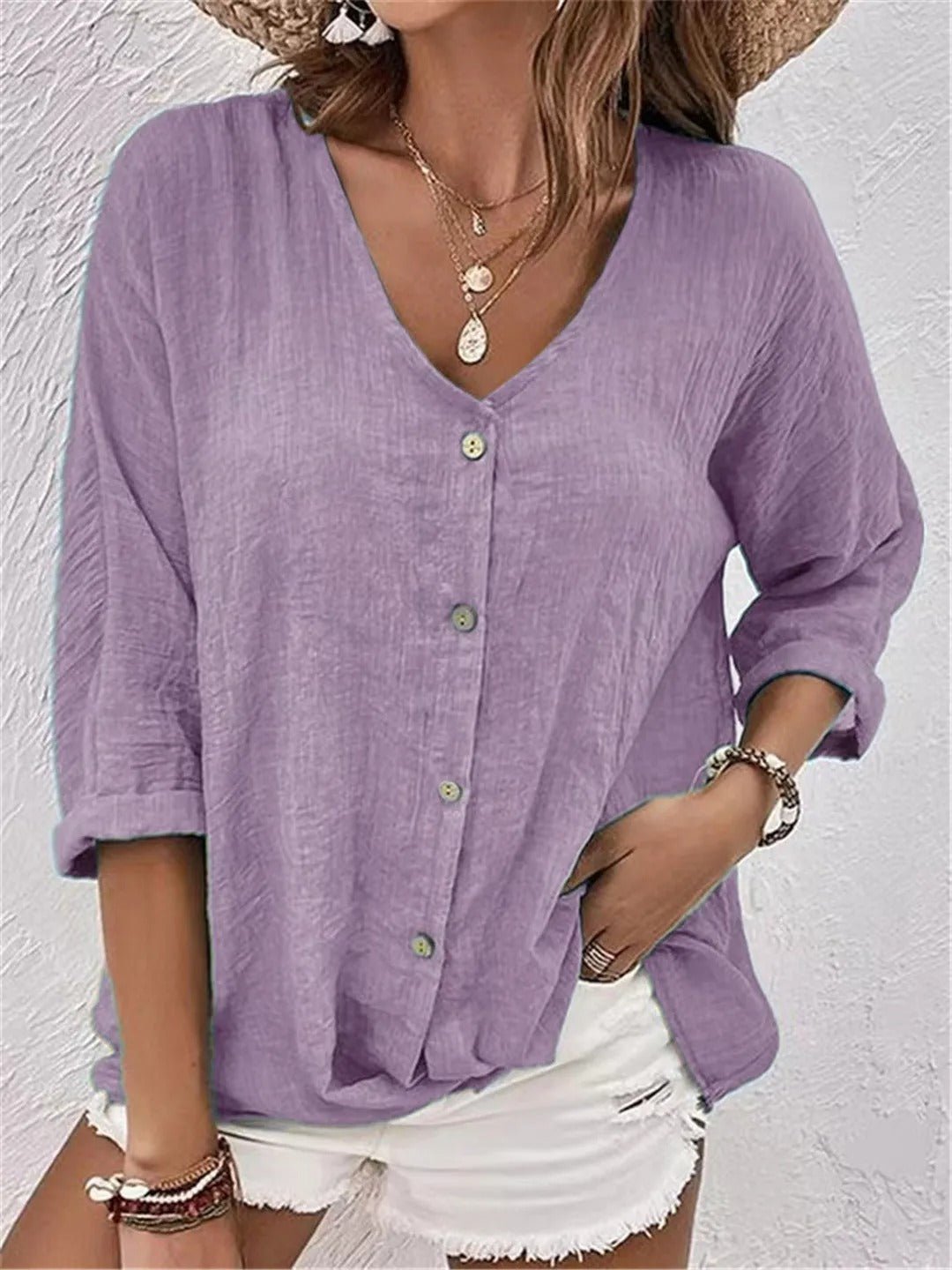 Marissa | Relaxed V-Neck Top