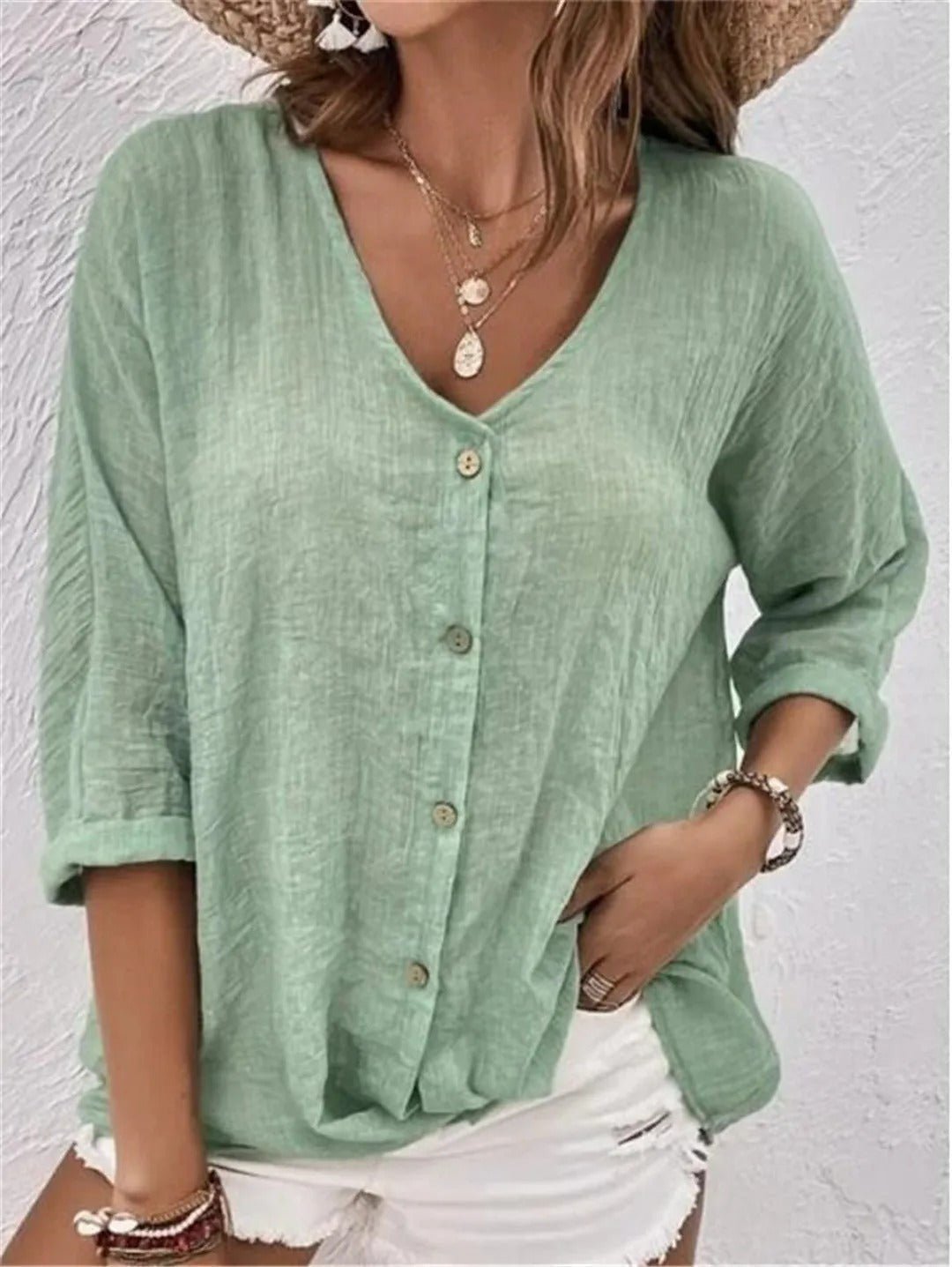 Marissa | Relaxed V-Neck Top
