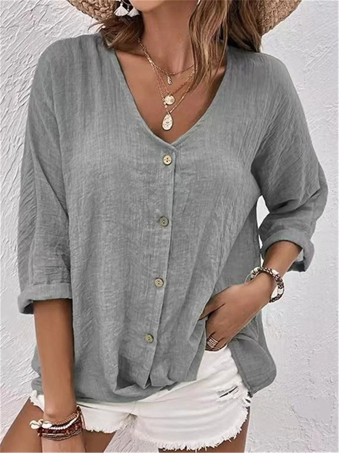 Marissa | Relaxed V-Neck Top