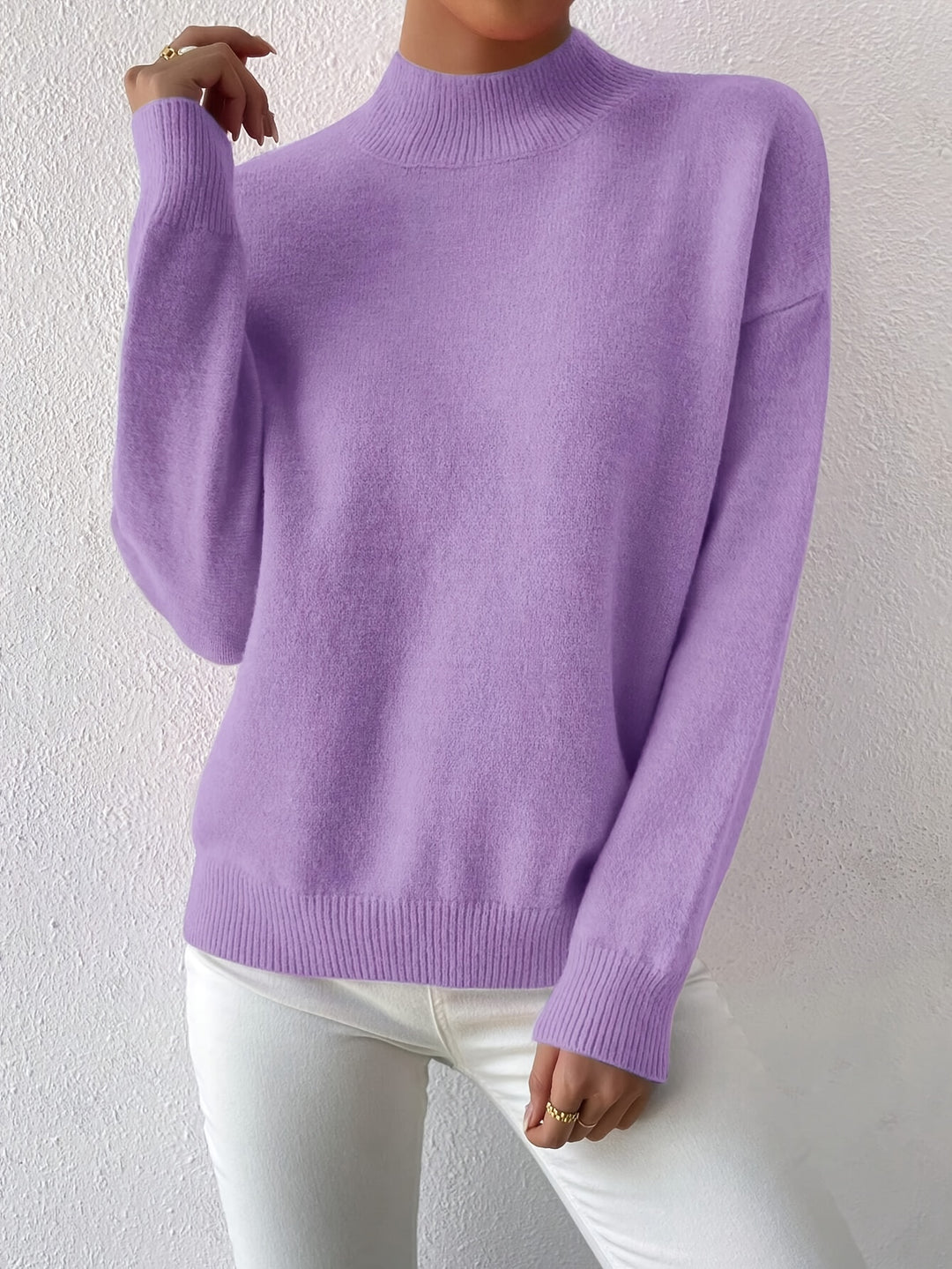 Juniper | Relaxed Mock Neck Sweater