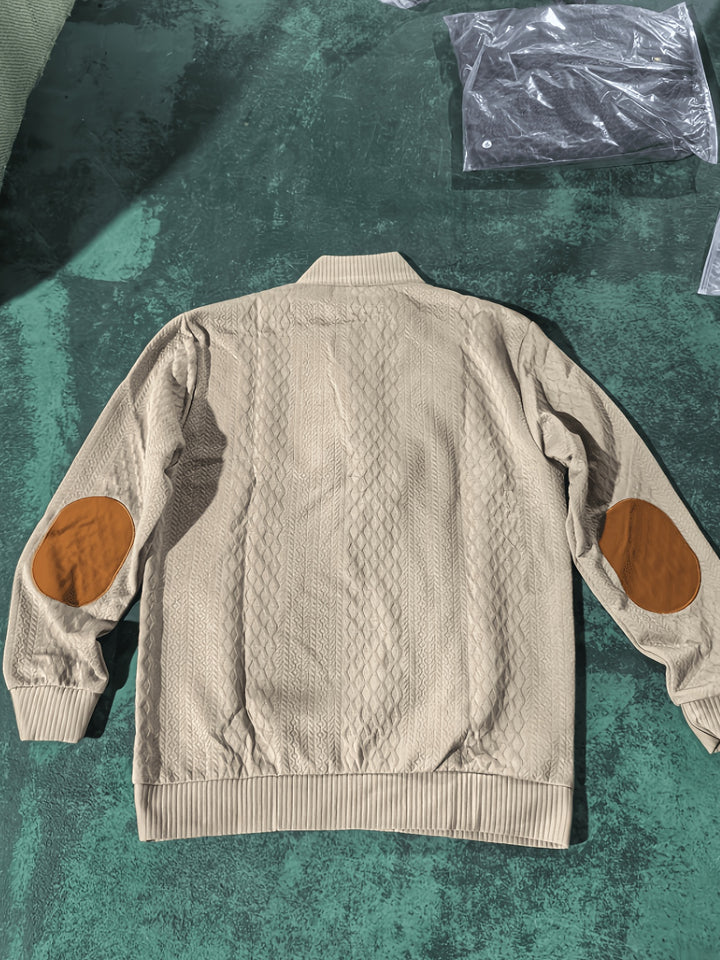 Hudson | Cable-Knit Button Henley Sweater