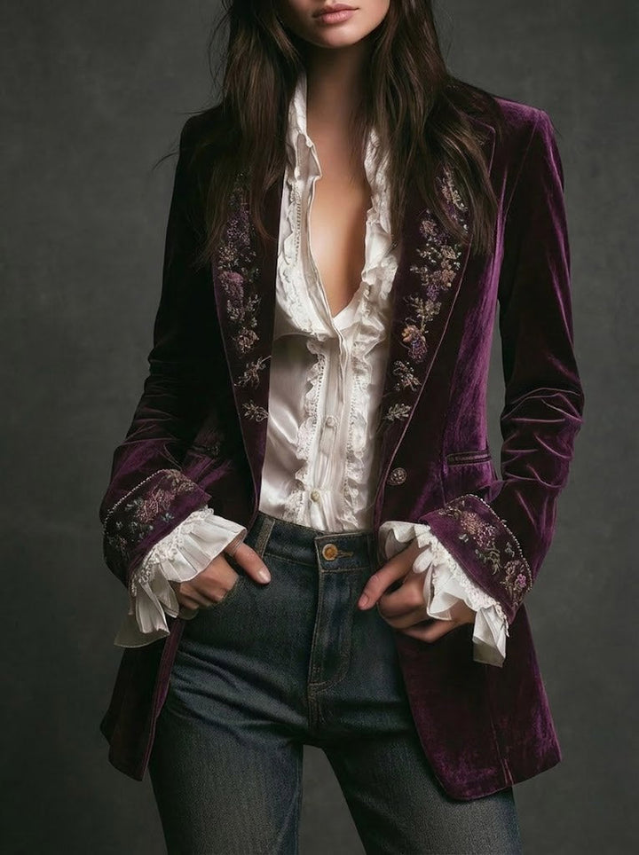Isabelle | Embellished Long Jacket