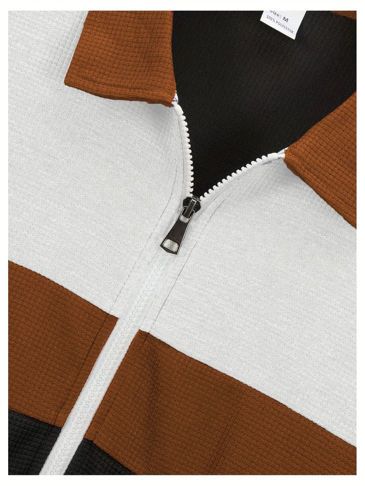 Grant | Color-Block Zip Jacket
