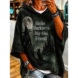 Wanda | Halloween Witch Graphic Oversized Hoodie