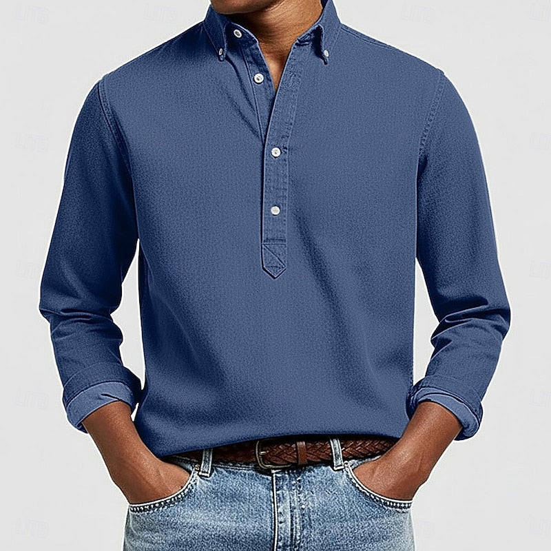 Corbin | Refined Popover Shirt